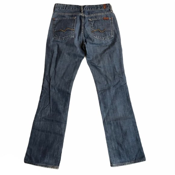 7 For All Man Kind Womens Flare Jeans 28 x 30 - Picture 2 of 8